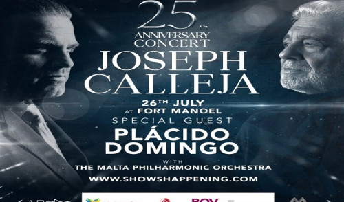 Maltese Tenor Joseph Calleja and Plácido Domingo to Perform in Malta
