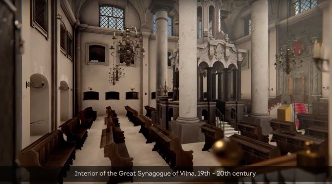 Vilnius Breathes Life into The Great Synagogue of Vilna A 3D Project Allows to Explore the Jewish Heritage Treasure Online