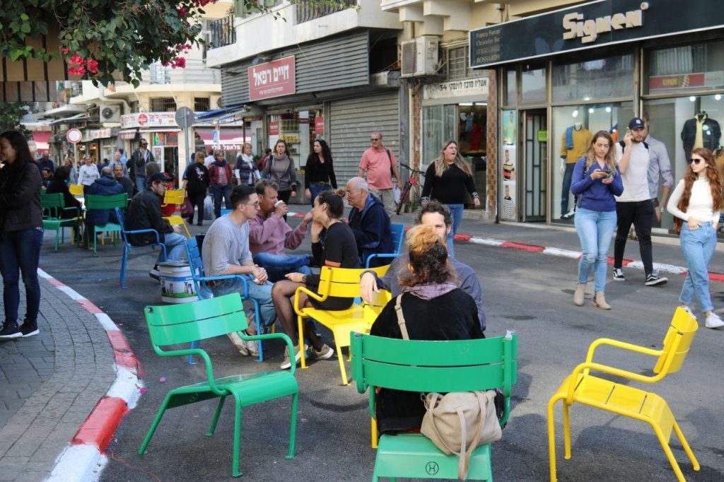 With Eateries, Bars Set To Reopen, TLV Turns More Streets Into Pedestrian-Only Zones